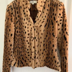 Kate and Rosy Fun Faux Fur Jacket. Size Medium